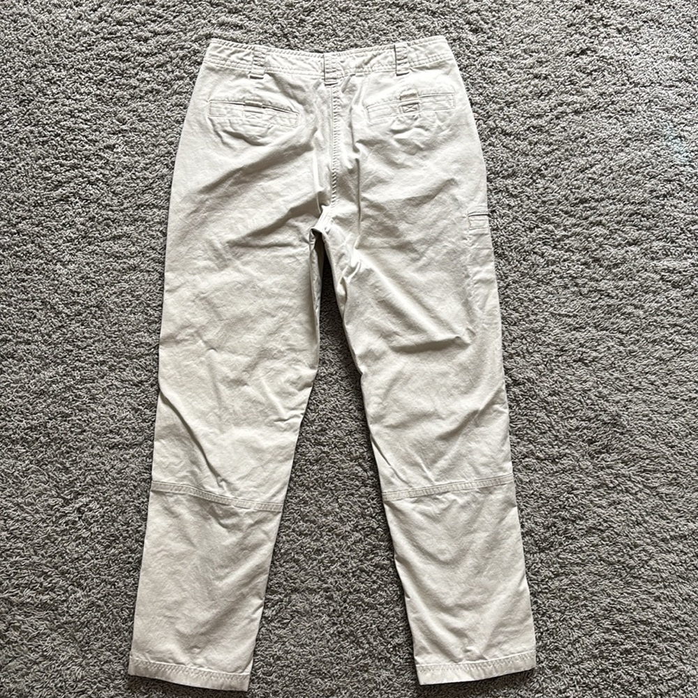 L.L. Bean Cream Easy Cotton Chino Pants - Picture 12 of 13